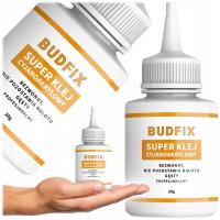 KLEJ CYJANOAKRYLOWY GĘSTY BEZWONNY 20g żel do ceramiki kubków 20ml Budfix