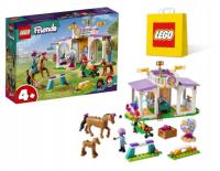 KLOCKI LEGO FRIENDS 41746 SZKOLENIE KONI ZESTAW PREZENT NA PREZENT + TORBA