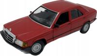 Mercedes Benz 190E W201 red 1:24 Bburago 21103