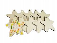 Bombki Choinkowe Gwiazdki Do Malowania 50szt 10cm