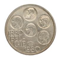 Belgia - 500 franków Independence - 1980 rok, Ag