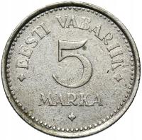 + Estonia - 5 Marka Marek 1922 - STAN !