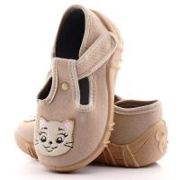 Raweks kapcie dziecięce buty dziewczęce elastyczne do żłobka na rzep