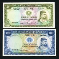 2.gu.Zest., Gwinea Portugal., Banknoty szt.2, St.1