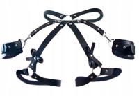 UPRZĄŻ NA UDA SKÓRZANY HARNESS PASY PASKI KAJDANKI