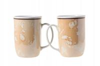 DWA KUBKI FASON ROMAN PORCELIT CHODZIEŻ