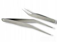 Miękka pęseta entomologiczna do wylęgu, kokonów Super Soft 12cm ZAKRZYWIONA