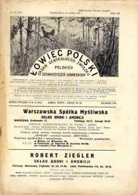 Łowiec Polski. R.19 1926. Nr 24 374 16 grudnia 1926