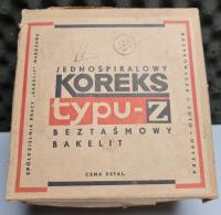 KOREKS TYPU 2 BAKIELIT WARSZAWA