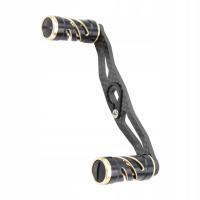 Uchwyt kołowrotka wędkarskiego 8mmx5mm Naprawa DIY Wygodny stop aluminium Czarny