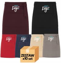 Официант фартук С ВЫШИВКОЙ Вышивка логотип x10