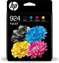 Zestaw tuszów HP 924 Czarny, Błękitny, Purpurowy, Żółty 6C3Z1NE