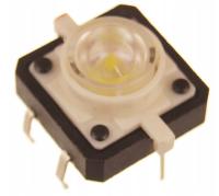 Микро-кнопка P203 12x12 с подсветкой белый