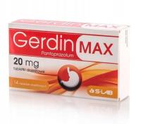 GERDIN Max 20 mg na reflux zgagę 14 tabletek
