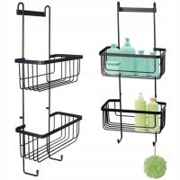 ПОДВЕСНАЯ ПОЛКА ДЛЯ ДУША ИЗ НЕРЖАВЕЮЩЕЙ СТАЛИ ДЛЯ ВАННОЙ КОМНАТЫ, ЧЕРНЫЙ ЛОФТ