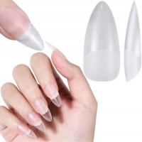 FLEXI SOFT GEL TIPS TIPSY MIĘKKIE POD ŻEL MATOWE 240 SZT. MIGDAŁ