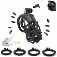 ДЛИННЫЙ ПОЯС ВЕРНОСТИ С ШИПАМИ ЧЕРНАЯ КЛЕТКА ПЕНИСА, ШИПОВАННАЯ ЦЕЛОМУДРИЕ