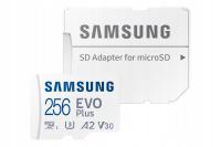 Karta micro SD SAMSUNG EVO Plus 256GB 130MBs