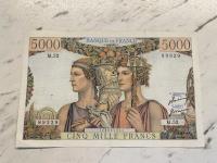 Francja - 5000 franków - 1951 - rzadki