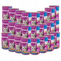 WHISKAS тунец в желе 24x400g может влажный корм для кошек