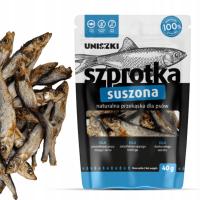 Лакомство для собак килька сушеная 40 г натуральное лакомство UNISZKI