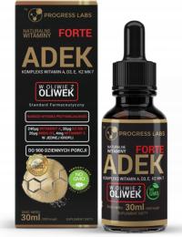 Progress Labs Naturalna Witamina ADEK Forte 30ml Krople Vege