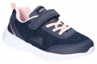 Buty Sportowe Dla Dziewczynki Na Rzepy Dziecięce American Club Granatowe