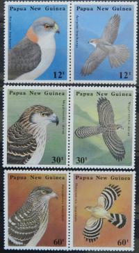 Papua - Nowa Gwinea Mi. 497 - 502 **, 1985 r. / ptaki