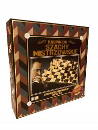 Kasparov szachy mistrzowskie drewniane