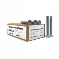 M16X60 KL. 8. 8 винт DIN 933 1 кг. ОЦИНКОВАННАЯ 6-УГЛОВАЯ ГОЛОВКА