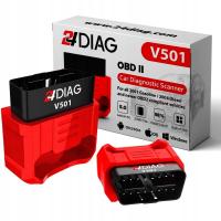 INTERFEJS DIAGNOSTYCZNY 24DIAG V501 ELM327 BLUETOOTH 5.0 OBD2 iOS ANDROID