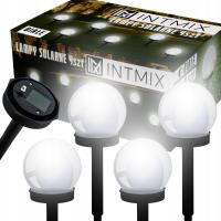 4X солнечная Садовая лампа мощный белый светодиодный шар XXL