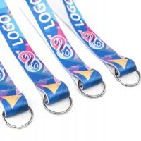 SMYCZE REKLAMOWE LOOP BRELOKI LOGO FULL KOLOR 100szt