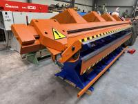 Гибочный станок для гибки кромок tensol 4050 x 2 мм с гильотиной