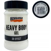 Плотная паста Heavy BODY Gel Pentart эффект 3D прозрачный блеск 100мл