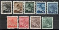 Czechosłowacja 1945 Mi 424-432 Czyste **