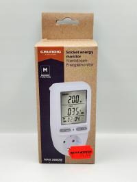 Ваттметр измеритель энергопотребления ток Grundig Макс 3680W