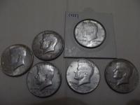 6 szt.monet półdolara