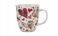 Kubek porcelanowy 650 ml Różowe Serca