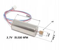 Silnik Silniczek Motor RC Dron 8520 20mm x 8,5mm