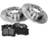 Tarcze hamulcowe GT-Parts 245 mm pełne tył x2 do Audi A4 B6 B7 Seat Exeo