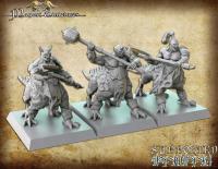 Dragon Ogre Squad x3 - Magori Miniatures Druk 3D Warhammer Old World AOS