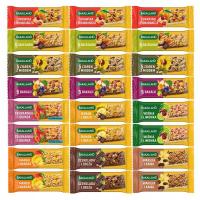 Зерновой батончик Bakalland 24 шт микс 10 вкусов завтрак фруктовый мюсли