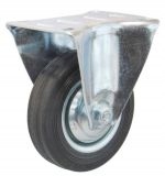 Колесо колеса тележки твердое 160мм металл с резиной