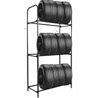 POLSKI METALOWY STOJAK NA 12 OPON KÓŁ FELG REGAŁ SOLIDNY UNIWERSALNY