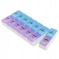 Портативный 14 слот еженедельный органайзер для таблеток чехол коробка держатель диспенсер ,