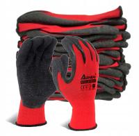 RĘKAWICE Ochronne Rękawiczki Robocze Wytrzymałe BHP LATEX op.10 PAR