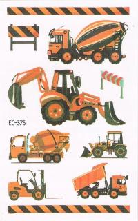 МОЮЩИЕСЯ ТАТУИРОВКИ ДЛЯ ДЕТЕЙ СТРОИТЕЛЬНЫЕ МАШИНЫ