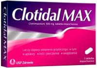 Clotidal Max 500mg интимные инфекции 1 т. вагинальная