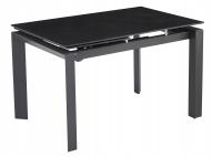 Stół rozkładany Ceramiczny 120-170 Czarny/Biały jadalnia salon Wytrzymały